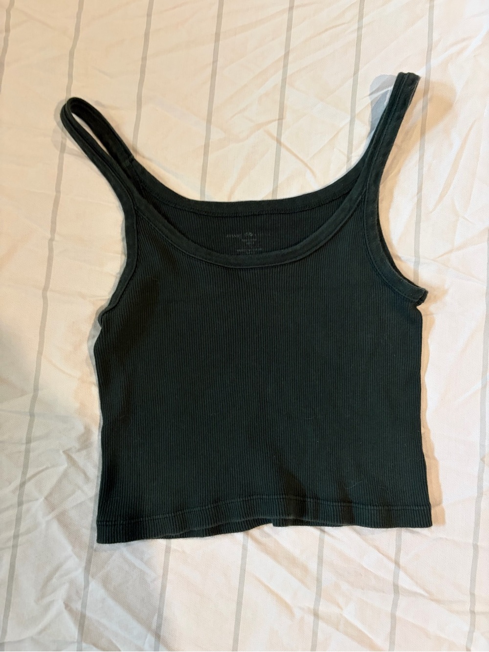 Brandy Melville Ribbed Tank Top - Green